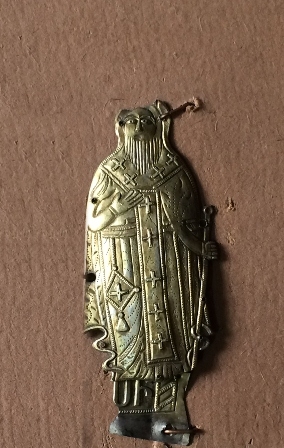 Սրբի պատկեր - սաղավարտի զարդ