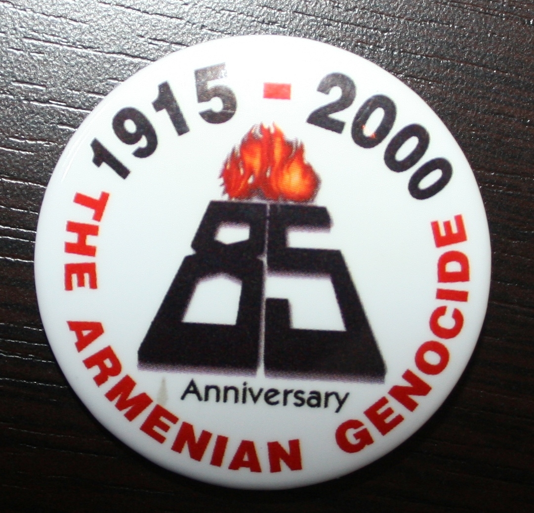 Կրծքանշան  "The Armenian genocide 1915-2000"