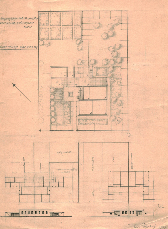 "Կոլխոզնիկների տան" նախագիծը, Արարատյան դաշտավայր, 1944 թ