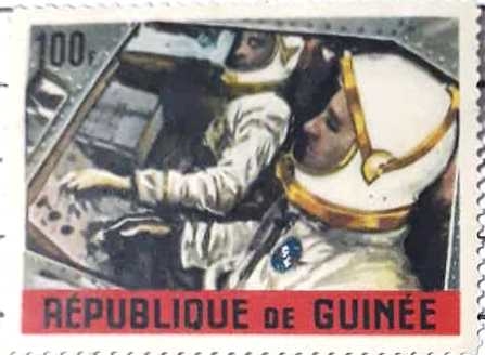 Նամականիշ   «REPUBLIQUE DE GUINEE,  100 F »  