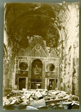 Գրիգոր Լուսավորիչ եկեղեցու ներսը երկրաշարժից հետո