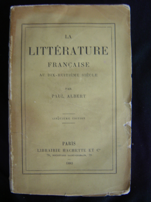 18-րդ դարի ֆրանսիական գրականությունը