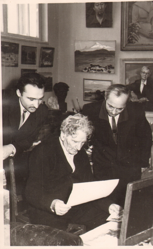 Լուսանկար՝ Մ.Սարյան, Սաղաթել Հարությունյան, Ալեքսանդր Գրիգորյան, 1960թ.,  