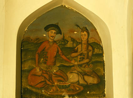 Խոջա Սուլթանի տան որմնանկարներից
