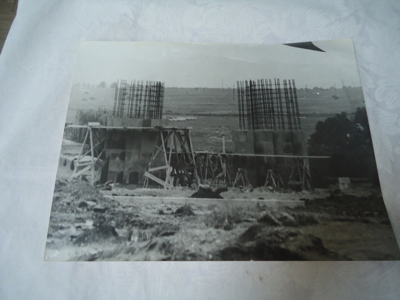 լուսանկար՝ Ստ․ Շահումյանի հուշատան շինարարության առաջին օրերը