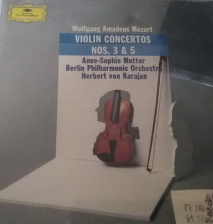 Վ. Ա. Մոցարտ. Կոնցերտներ ջութակի և նվագախմբի համար No. 3, 5