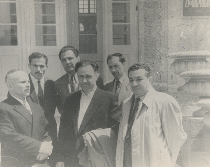 Հայ բժիշկներ (ձախից առաջինը Անդրանիկ Մեհրաբյանն է) 