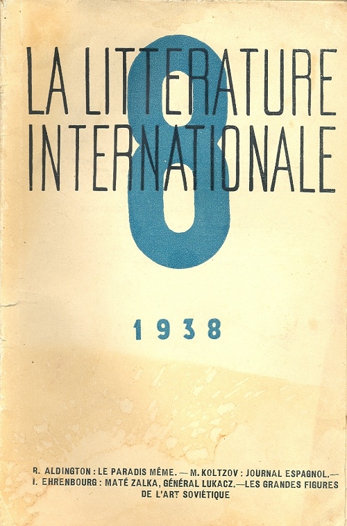 LA LITTERATURE  INTERNATIONALE  N° 8