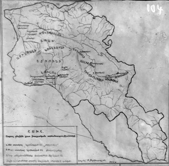 ՀՀ տարածքում ապրած ցեղախմբերի քարտեզ