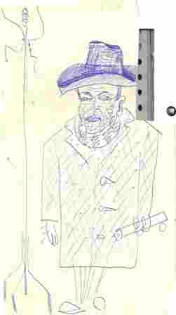 Գծանկար - Ս.Շահբազյանի  դիմանկարը