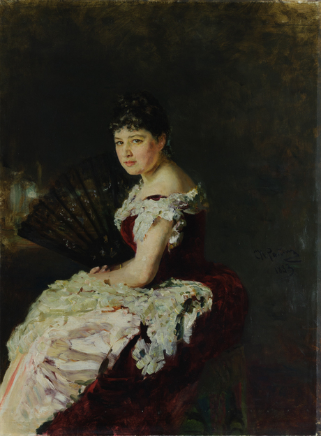 Երգչուհի Մ. Ն. Կլիմենտովայի դիմանկարը