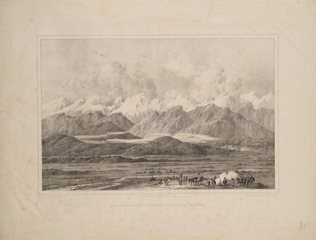 Կովկասյան լեռներ (Կոմս Պասկևիչի Միջին Ասիայում վարած 1828-1829 թթ. պատերազմների ալբոմից)