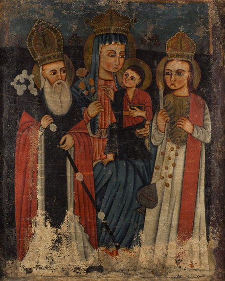 Աստվածամայրը Մանկան, Սբ. Ստեփանոսի և Սբ. Գրիգոր Լուսավորչի հետ