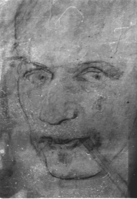 Ե. Քոչարի «Տղամարդու դիմանկար» գծանկար աշխատանքը, 1950-60-ականներ