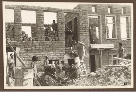 Նոր տների շինարարությունը Հալեպի Սուլեյմանիե թաղամասում