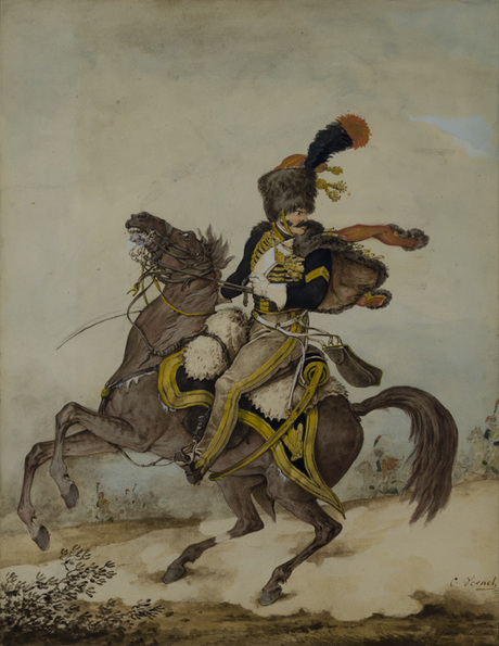Հուսարը ձիու վրա