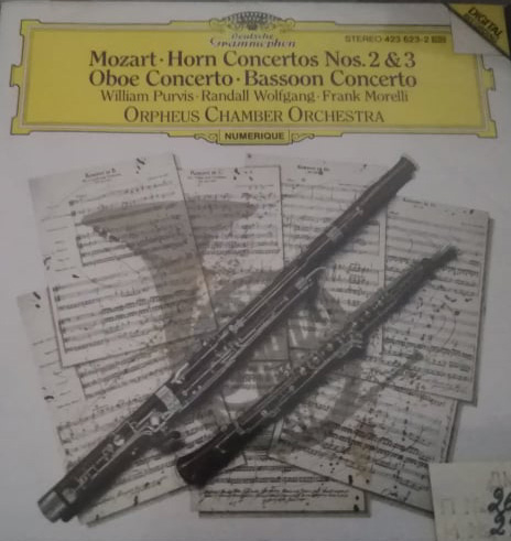 Վ. Ա. Մոցարտ. Կոնցերտներ փողի և նվագախմբի համար No. 2, 3  (Es-dur), փողի և նվագախմբի համար (C-dur), ֆագոտի և նվագախմբի համար (B-dur)