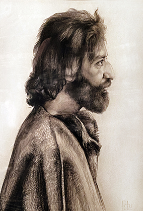 Լեզվաբան Մելքումյանի դիմանկարը 1977