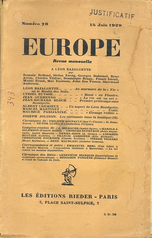 EUROPE  N° 78