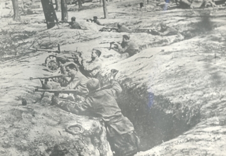 Թամանյան դիվիզիայի զինվորները մարտի ժամանակ