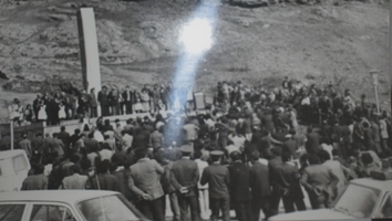 Մեծ հայրենականում զոհված համագյուղացիներին  նվիրված հուշարձանի բացումը  Կապանի  Ճակատեն գյուղում