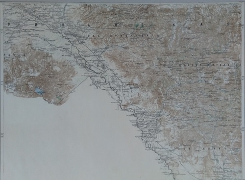 Էրիվանի նահանգի, Թուրքիայի և Պարսկաստանի քարտեզ