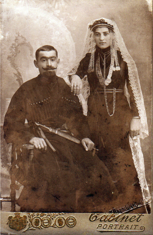 Լուսանկար վառարանագործ Երվանդ Քոչարյանի և նրա կնոջ