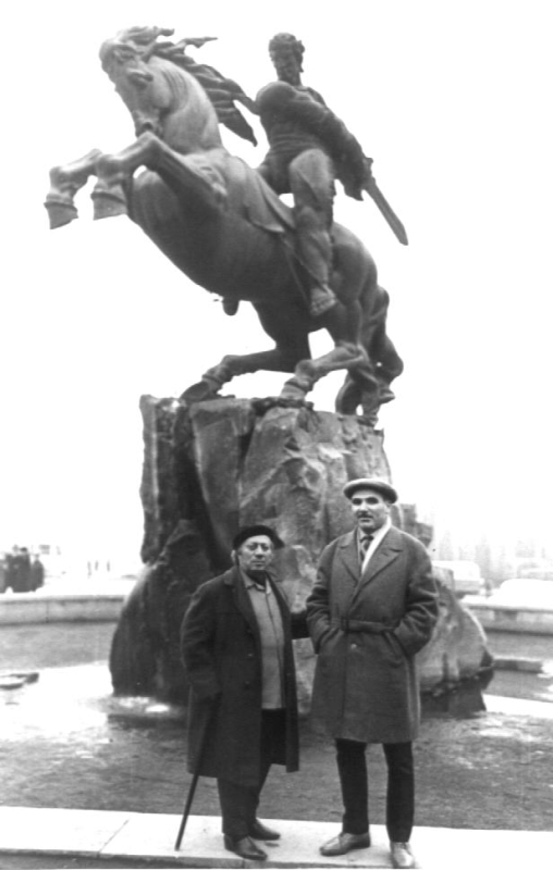 Ե. Քոչարը և  Ե. Կարախանյանը, Երևան, 15 մարտի, 1966