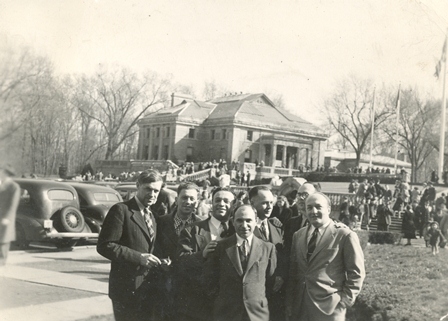 Էդգար Տեր-Ղազարյանը (ձախից երրորդը) Վաշինգտոնում