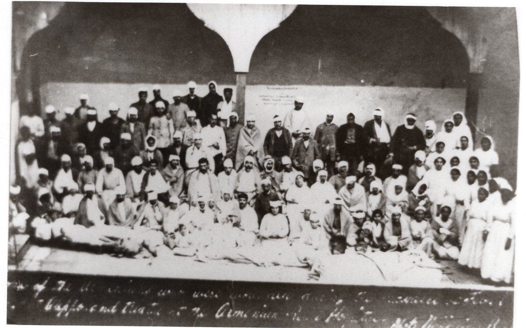 1919 թ. Հալեպի կոտորածից փրկված հայ գաղթականներ