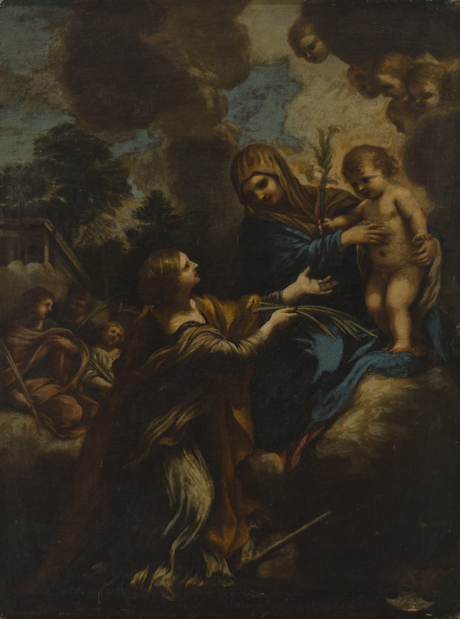 Տիրամայրը, մանուկ Հիսուսը և Սբ. Կատարինեն
