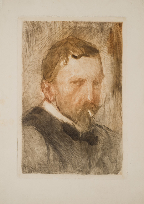 Նկարիչ Վ. Սերովի ինքնադիմանկարը