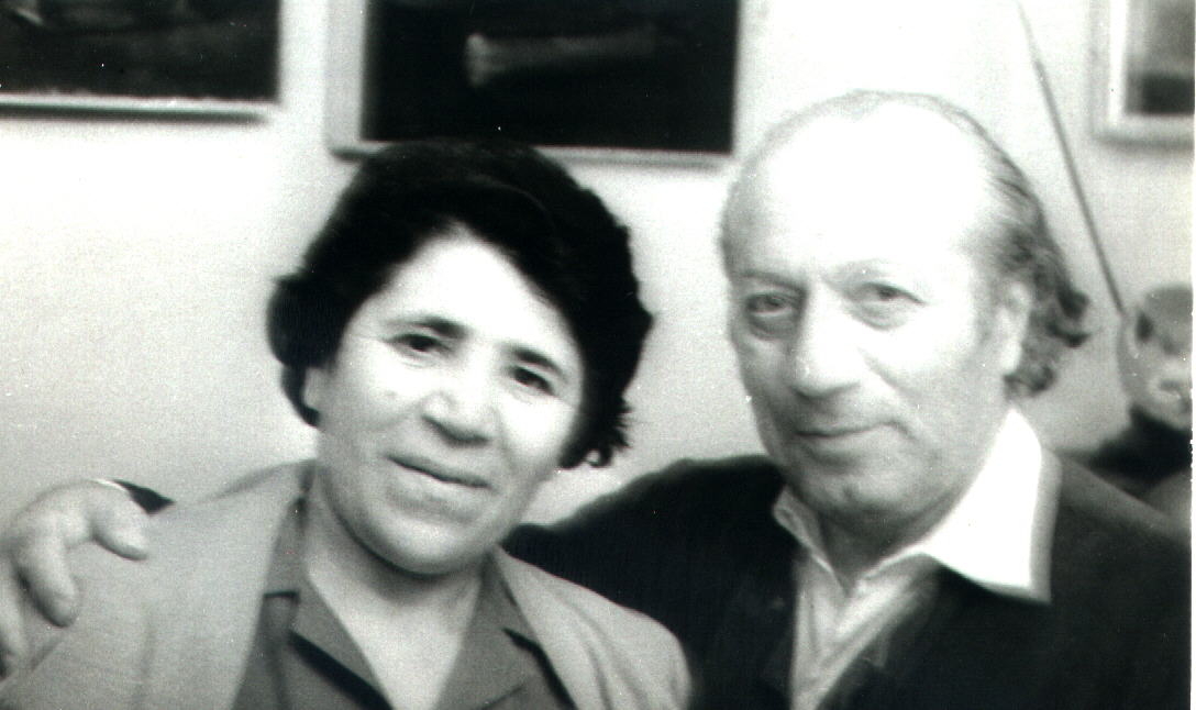 Ե. Քոչարը կնոջ՝  Մանիկի հետ,  12 ապրիլ,  1965