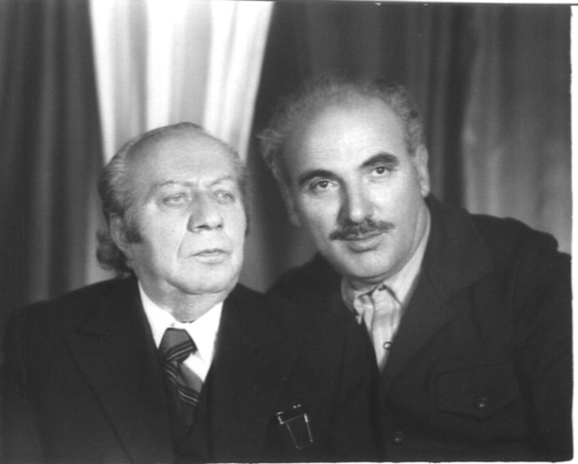 Ե. Քոչարը և Ե. Կարախանյանը, Երևան,  15 մարտի, 1977 