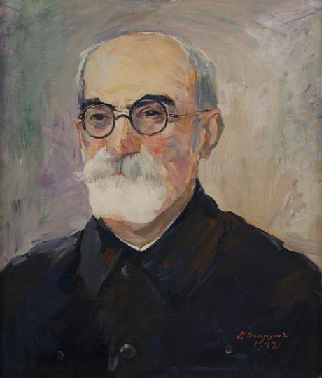 Վաստակավոր ուսուցիչ Սիմակ Սահակյանի դիմանկարը