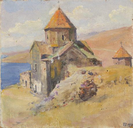 Սևանա կղզու Առաքելոց եկեղեցին (էտյուդ)