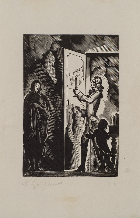 Սալյերին գալիս է Մոցարտի մոտ (Նկարազարդում Պուշկինի «Մոցարտ և Սալյերի»-ի)