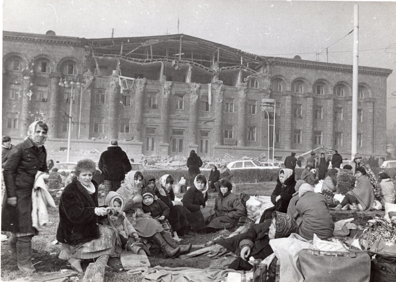 Լենինական քաղաքը 1988թ. երկրաշարժից հետո