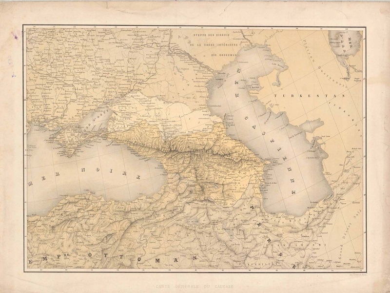 Carte générale du Caucase
