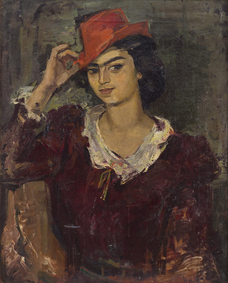 Կարմիր գլխարկով աղջիկը (Լ. Բաժբեուկ-Մելիքյանի դիմանկարը)